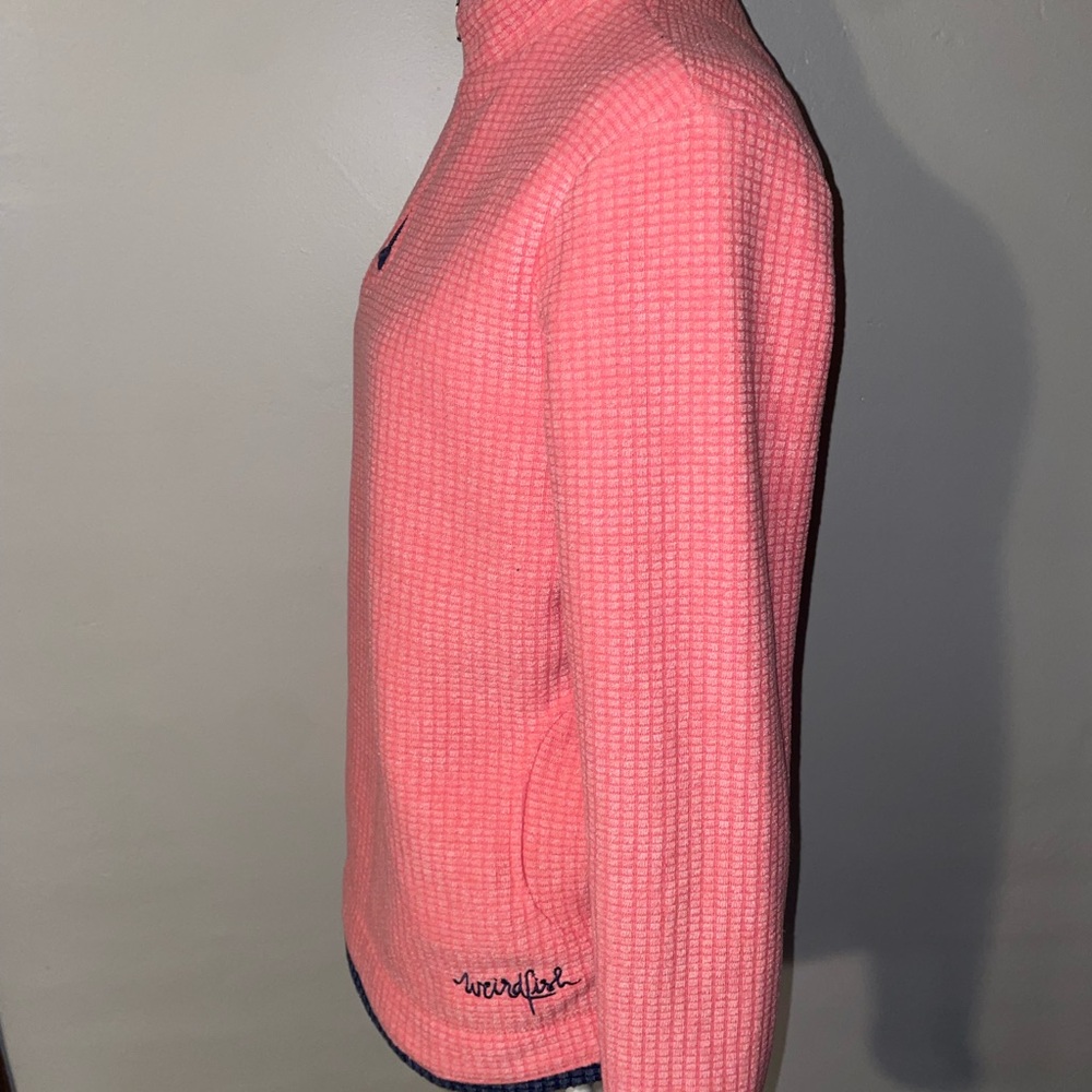 Weirdfish Salmon Quilted Sweatshirt *Make Offers* - Picture 3 of 9
